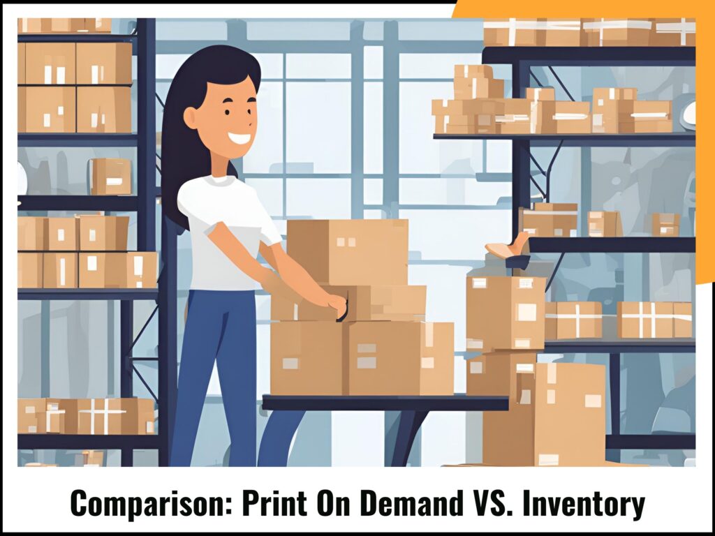 Comparison Print On Demand VS. Inventory