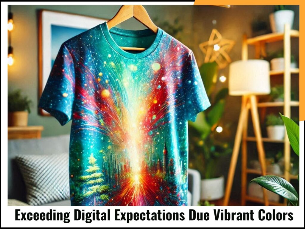 Exceeding Digital Expectations Due Vibrant Colors