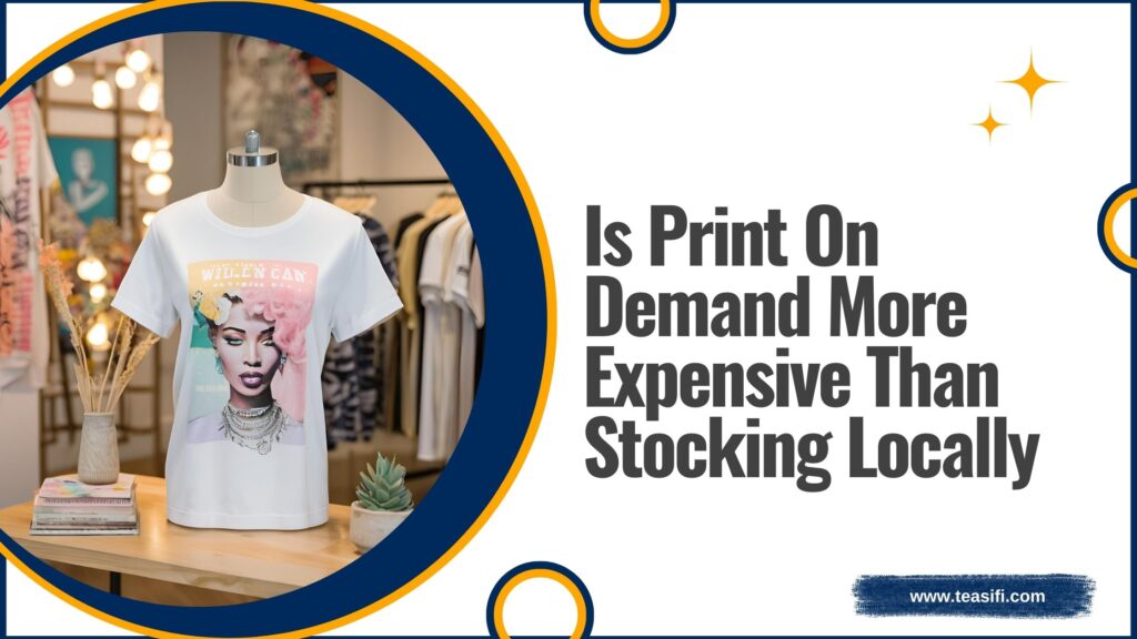 is print on demand more expensive than stocking locally