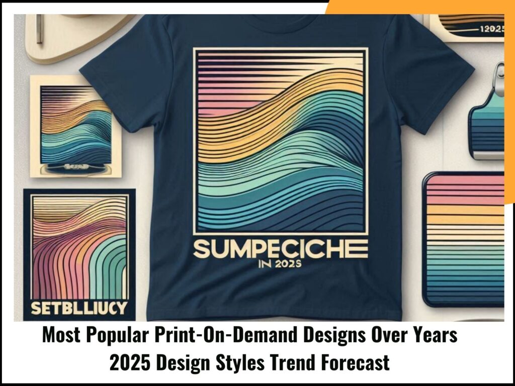 Most Popular Print-On-Demand Designs Over Years 2025 Design Styles Trend Forecast