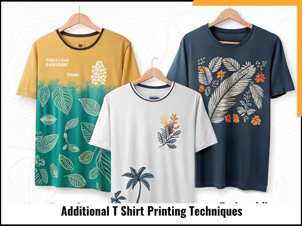 Additional T Shirt Printing Techniques