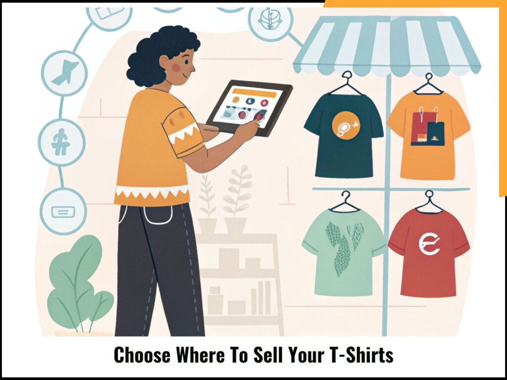 Choose Where To Sell Your T-Shirts