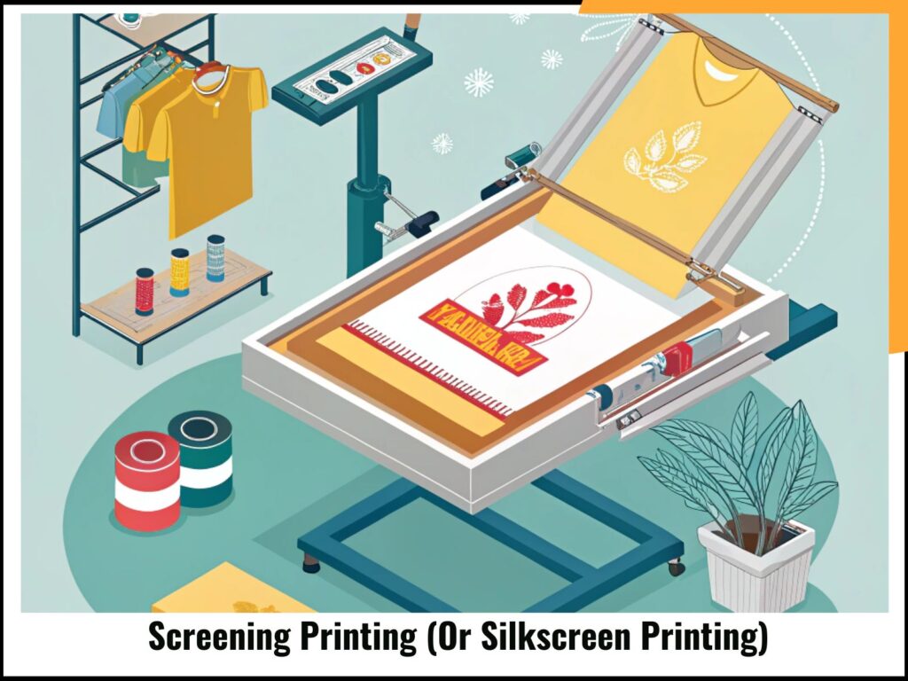 Screening Printing (Or Silkscreen Printing)